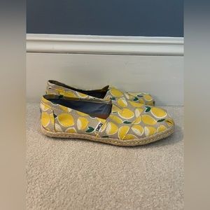 Braided Lemon Alpragata Tom’s Size 7